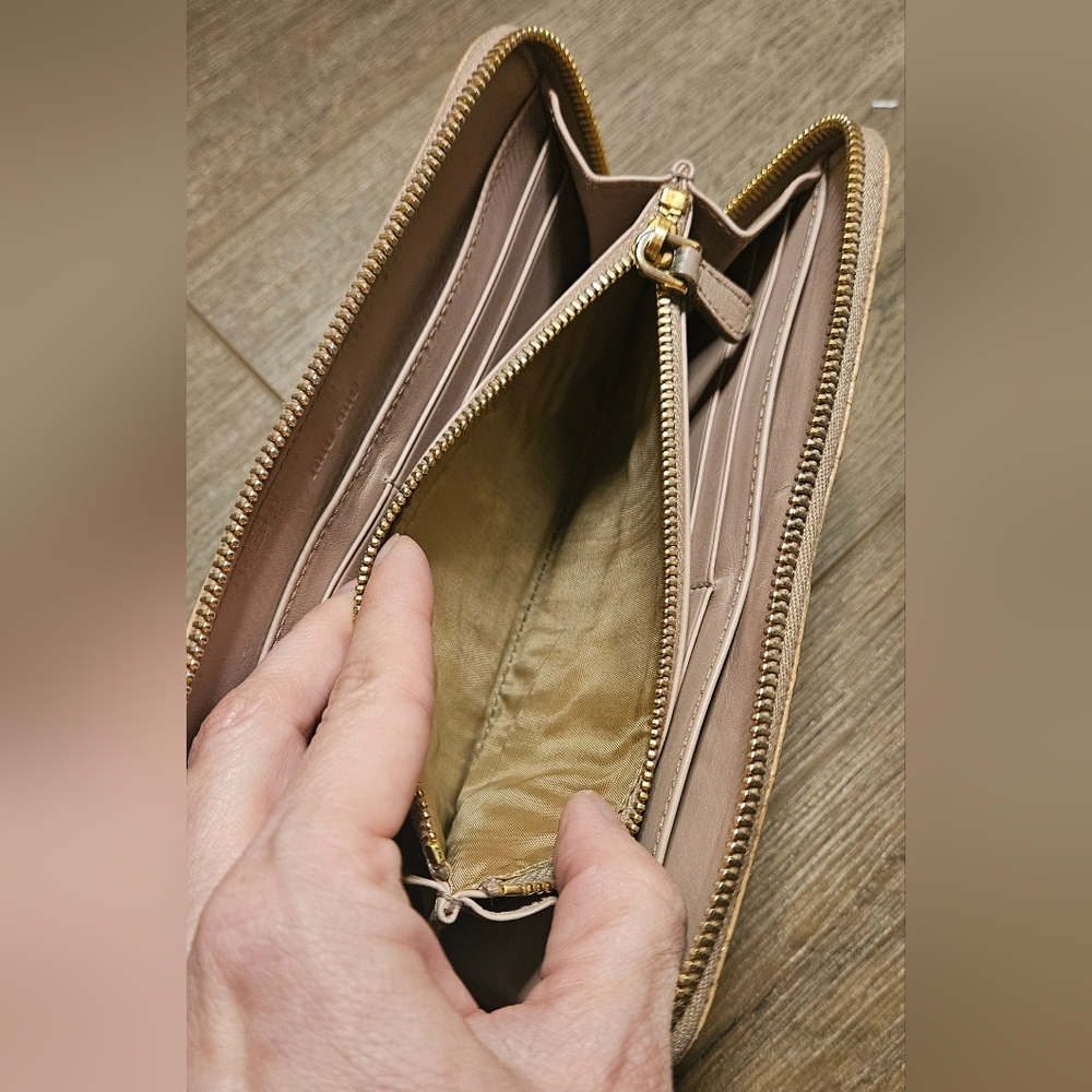 Miu Miu Long Zippy Wallet In Guc - image 4